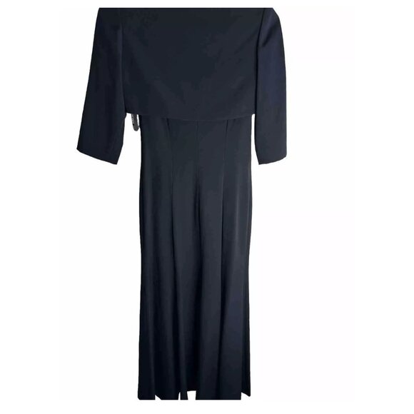 Y2K Daymor Couture Gown & Bolero Jacket Beaded Sweetheart Bodice 4 evening wear - Picture 9 of 14